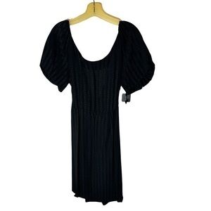 Vintage Stanley Sherman Black Dress – Size 4 – 100% Silk –